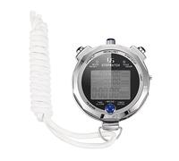 PATIKIL Metallo Cronometro Stop Orologio, Cronometro Timer con Retroilluminazione 100/200 Giro Memoria 0.001 Secondo Cronometraggio Digitale Stop Guarda per Allenatore Sport Competizioni