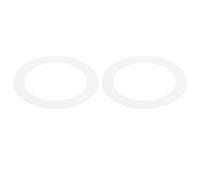 PATIKIL Metallo Goof Rifinitura Anello 2pz 4.53" OD 2.99" ID Circolare Soffitto Chiaro Rifiniture Anello Incasso Chiaro Copertura Anello per Incasso Faretto Chiaro Bianco