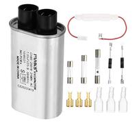 PATIKIL Microonde Condensatore Kit 1uF AC 2100V Alta Tensione Tono Argento