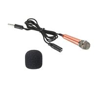 PATIKIL Mini Microfono Portatile Vocale Microfono Rose Oro per Voce Registrazione e Canto 1pz