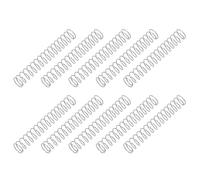 PATIKIL Molla a Compressione, 0.3mm Dia Filo x 4mm OD x 25mm L, 10 Pz Molla a Compressione Acciaio Inossidabile 304 Kit Assortimento Piccole Molle per Riparazioni Negozio e Casa