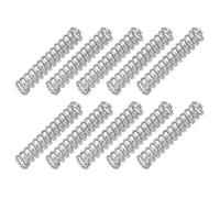 PATIKIL Molla a Compressione, Dia Filo 0.5mm x OD 3mm x L 15mm, 10 Pz Molla a Compressione Acciaio Inossidabile 304 Kit Assortimento Piccole Molle per Riparazioni Negozio e Casa
