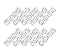 PATIKIL Molla a Compressione, Dia Filo 0.5mm x OD 6mm x L 25mm, 10 Pz Molla a Compressione Acciaio Inossidabile 304 Kit Assortimento Piccole Molle per Riparazioni Negozio e Casa