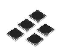 PATIKIL Moneta Scatto Supporto, 5pz Collezione Custodia Quadrata con Schiuma Guarnizione Monete Display Scatola Misura 16/21/26/31/36mm Monete per Collezionista Collezione, Nero