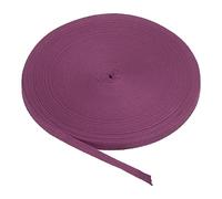 PATIKIL Nastri in Sbieco di Cotone 1cm 45m Nastro Cotone Twill Nastro Rilegatura Fettuccia Spina Pesce per Cucito Regalo Avvolgimento Artigianato Fai Da Te Viola
