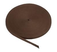 PATIKIL Nastri in Sbieco di Cotone 1cm 45m Nastro Cotone Twill Nastro Rilegatura Fettuccia Spina Pesce per Cucito Regalo Avvolgimento Artigianato Fai Da Te Profondo Caffè