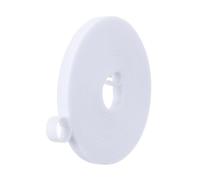 PATIKIL Nastro con Gancio e Passante 0,4" x 33Ft, Strisce Nylon Bifacciali, Fascette Cavi Riutilizzabili, Rotolo Nastro Multiuso Gestione Cavi, Fissaggio per Casa e Ufficio, Bianco