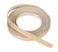 PATIKIL Nastro di Bordo in Quercia Bianca, 1/2 Pollice x 25 ft Nastro in Faggio Pre-Incollato Flessibile per Bordo in Compensato con Adesivo Hot Melt per il Restauro di Mobili