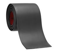 PATIKIL Nastro di Transizione per Pavimento Autoadesivo 3" x 3 Piedi, Striscia Piana in Vinile per Giuntare Spazi tra Pavimenti Copertura Tappeti Porte Piastrelle Pavimento Quercia Nero