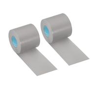 PATIKIL Nastro Isolante per Tubi 2.4" x36,1ft 2pz in PVC Isolante per Tubi di Condizionatori Aria Impermeabile Senza Adesivo per HVAC Elettrico, Grigio