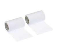 PATIKIL Nastro Isolante per Tubi 4,7" x65,6ft 2pz in PVC Avvolgimento per Tubi di Condizionamento Aria Impermeabile Senza Adesivo per Isolamento Tubi HVAC Elettrici, Bianco