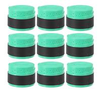 PATIKIL Nastro per Impugnatura Racchetta da Tennis 43.3", pz9 Overgrip Perforati Cuscino Antiscivolo per Racchetta da Badminton e Canna da Pesca, Blu Pavone