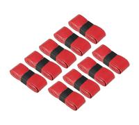 PATIKIL Nastro per Impugnatura Racchetta da Tennis 43.3", pz9, Pu Sovrapposizione Elastica Antiscivolo Assorbente per Racchetta da Badminton e Canna da Pesca, Rosso