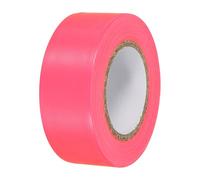 PATIKIL Nastro Segnaletico 1.2" x150', Nastro di Marcatura Neon in PVC Non Adesivo per Limiti di Rilevamento degli Alberi in Percorsi Esterni, Rosa