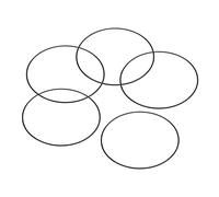 PATIKIL Nitrile Gomma O-cerchio 150mm OD 145mm ID 2.65mm Larghezza 10pz Metrico Sigillo Guarnizione per Lavandino Idraulica Automobili Riparazione Nero
