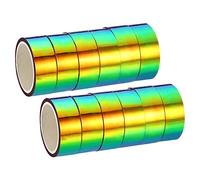 PATIKIL Olografico Nastro 15mm x 5m, 12 Rotolo Washi Tape Auto Adesivo Metalizzato Foglio Mascheratura Nastro Adesivo Decorativo per Fai-da-Te Arte Avvolgimento Decorazione, Viola