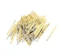 PATIKIL P100-Q2 1.36mm Dia 33mm Lunghezza Molla Test Sonde Pin, 100pz per Elettrici