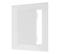PATIKIL Pannello di Accesso 6"x6" (145x145mm), Porte Accesso Idrauliche Abs, Pannello di Accesso in Plastica Porta per Cavi Elettrici Idraulici Cartongesso, Cablaggio, Bianchi