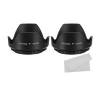 PATIKIL Paraluce Obiettivo Fotocamera 52mm 2pz Paraluce Fiore Panno per Pulizia per Bloccato Eccesso Luce Solare Ridurre Riflessi Riverbero Obiettivo Migliorare Fotografia Fotocamera