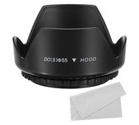 PATIKIL Paraluce Obiettivo Fotocamera 55mm Paraluce Fiore Panno per Pulizia per Bloccato Eccesso Luce Solare Ridurre Riflessi Riverbero Obiettivo Migliorare Fotografia Fotocamera
