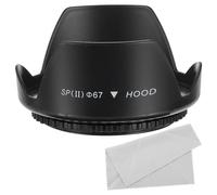 PATIKIL Paraluce Obiettivo Fotocamera 67mm Paraluce Fiore Panno per Pulizia per Bloccato Eccesso Luce Solare Ridurre Riflessi Riverbero Obiettivo Migliorare Fotografia Fotocamera