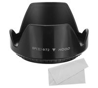 PATIKIL Paraluce Obiettivo Fotocamera 72mm Paraluce Fiore Panno per Pulizia per Bloccato Eccesso Luce Solare Ridurre Riflessi Riverbero Obiettivo Migliorare Fotografia Fotocamera