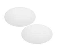 PATIKIL Paralume Da 17.5" Diametro Diffusore, 2 Pezzi 2.7mm Di Spessore Foglio Rotondo Diffusore Per Paralumi A Tamburo, Luci A Sospensione, Scudo Luce Fai Da Te, Bianco Traslucido