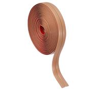 PATIKIL Paraspigoli Muro 20mm x 3 Metri Protezione per Angoli Parete Autoadesiva Modanature per Pareti Flessibile per Interni Esterni Controsoffitti Piani Lavoro, Marrone