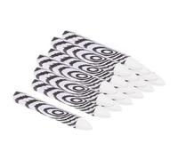 PATIKIL Pastelli per Marcatura di Legname, 18pz Pastelli per Marcatori di Pneumatici a Cera 4"x0.55" Esagonale Bianco