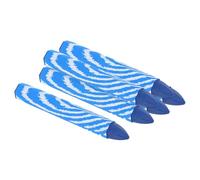 PATIKIL Pastelli per Marcatura di Legname, 6pz Pastelli per Marcatori di Pneumatici a Cera Esagonali da 4"x0.55" Blu