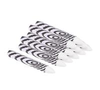 PATIKIL Pastelli per Segnare Legno, Confezione da 12 Pastelli Esagonali di Cera da 4"x0.55" per Segnare Legno, Vetro, Ceramica, Cartoni, Tessuti, Pietra, Bianco