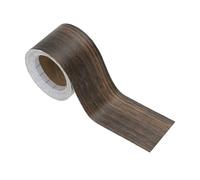 PATIKIL Pellicola Adesiva Legno 5cm x 10m, Nastro Autoadesivo Realistico con Texture Realistica per Porte da Pavimento, Tavoli, Armadi, Scrivanie, Noce