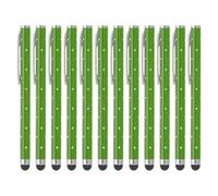 PATIKIL Penna Stilo Per Schermi Touch 12 Pezzi Stilo Universale Ad Alta Precisione Cristallo Brillante Penna Capacitiva In Metallo Per Dispositivi Touch Screen Telefono Tablet Verde