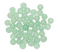 PATIKIL Perline Avventurina da 4mm, 45 Pz Perline Pietre Preziose Naturali Rotondo, Perline Pietra Liscia, Perline Giada Sciolte per Braccialetti, Collane, Creazione, Verde Menta