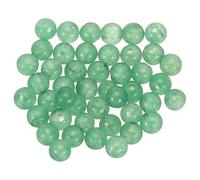 PATIKIL Perline Avventurina da 4mm, 45 Pz Perline Pietre Preziose Naturali Rotondo, Perline Pietra Liscia, Perline Giada Sciolte per Braccialetti, Collane, Creazione, Avventurina Verde