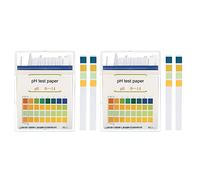 PATIKIL PH Test Strisce 0-14, 2pz 100 Indicatore Cartine Tornasole Tester per Acqua Cibo Suolo Alcalino Acido Test