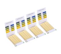PATIKIL PH Test Strisce 5.4-7.0, 4pz 80 Indicatore Cartine Tornasole Tester per Acqua Cibo Suolo Alcalino Acido Test