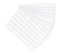 PATIKIL Piccolo Freccia Adesivo Etichetta 1.2x0.4", 300pz Adesivo Colore Codifica Cartello Adesivo per Gas Flusso Direzione Ispezione Difetto Marcatura, Bianco