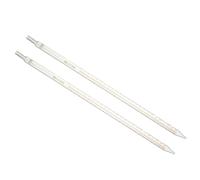 PATIKIL Pipetta Contagocce Vetro 2Pz 25ml Riutilizzabili Pipette Vetro Borosilicato Graduate con Tappo Gomma per Trasferimento Liquidi per Laboratorio, Chimica, Trasparente