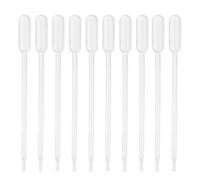 PATIKIL Pipette 0.3ml, 120 Pz Pipette Di Plastica Monouso Pipette Di Trasferimento Pipette Calibrate Contagocce In Plastica Per Laboratorio Scientifico Resina Artigianato Arte Trucco Olio