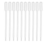 PATIKIL Pipette Da 0.3 ml, 64 Pezzi Pipette Di Plastica Monouso Pipetta Di Trasferimento Pipetta Tarata Di Plastica Con misura Per Laboratorio Scientifico Resina DIY Trucco Oli
