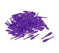 PATIKIL Plastica Freccetta Punte, 30pz 2BA Filettatura Morbido Freccetta Punte Ricambi Plastica Punta Morbido Punta Freccetta Accessori, Viola