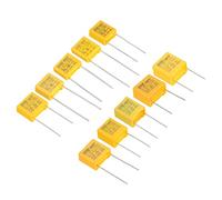 PATIKIL Polipropilene Sicurezza Condensatori 1 Set/100pz 0.001/0.01/0.022/0.047/0.1/0.22/0.33/0.47/0.68/1uF CA 310V 10 Valori Condensatore Assortimento Kit