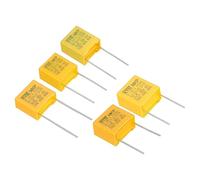 PATIKIL Polipropilene Sicurezza Condensatori 1 Set/25pz 0.22/0.33/0.47/0.68/1uF CA 310V 5 Valori Condensatore Assortimento Kit