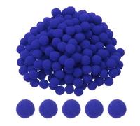 PATIKIL Pon Pon da 0.3pollici per Lavoretti, 2000pcs Mini Pon Pon per Craft Palline Soffici Sfuse ad Alta Elasticità per Cappello Arte Natalizia, Blu Cobalto