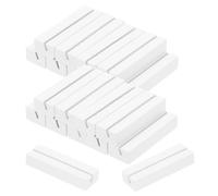 PATIKIL Porta Carte Segnaposto in Legno, 20pz Supporto Segnaposto Numero Tavolo Porta Carte Nome per Esposizione Foto Menu Decorazioni Matrimonio Festa di Compleanno, Bianco