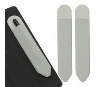 PATIKIL Porta Matite Per Stylus 2 Pezzi Custodia Penna Adesiva Elastica Tasca Porta Stylus Accessori Per Custodia Tablet Taccuino Esterno Grigio