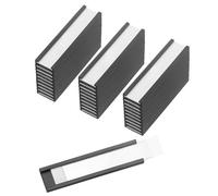 PATIKIL Portaetichette Magnetica 2" x 0.5" con Inserti Carta, 50Pz Portaetichette Magnetica a Canale C Etichette Scaffale per Schede Dati per Scaffali Metallo Lavagna Cassetta Attrezzi