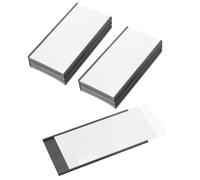 PATIKIL Portaetichette Magnetica 6" x 3" con Inserti Carta, 25Pz Portaetichette Magnetica a Canale C Etichette Scaffale per Schede Dati per Scaffali Metallo Lavagna Cassetta Attrezzi