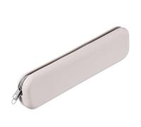 PATIKIL Portapenna In Silicone, Astuccio Rettangolare Piccolo Con Cerniera Impermeabile Estetico Morbido Portacosmetici Per Viaggio E Journaling stile classico antico, Grigio